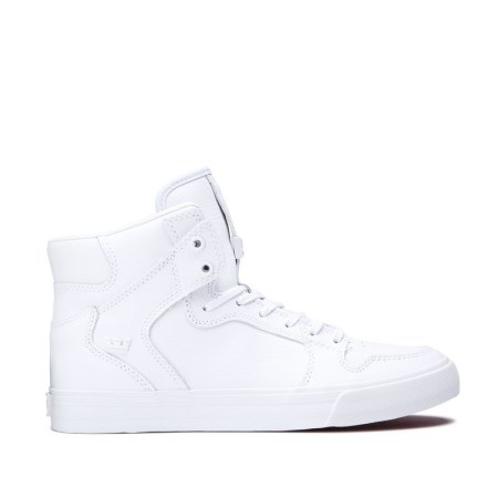 Supra Vaider Hvite Høye Sneakers Dame [NO-5-H690]